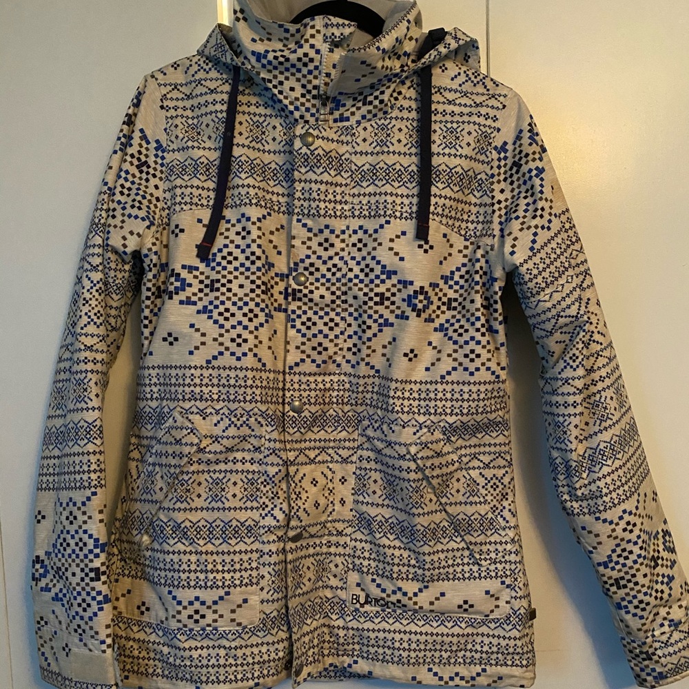 Burton snowboarding coat and inside liner zip